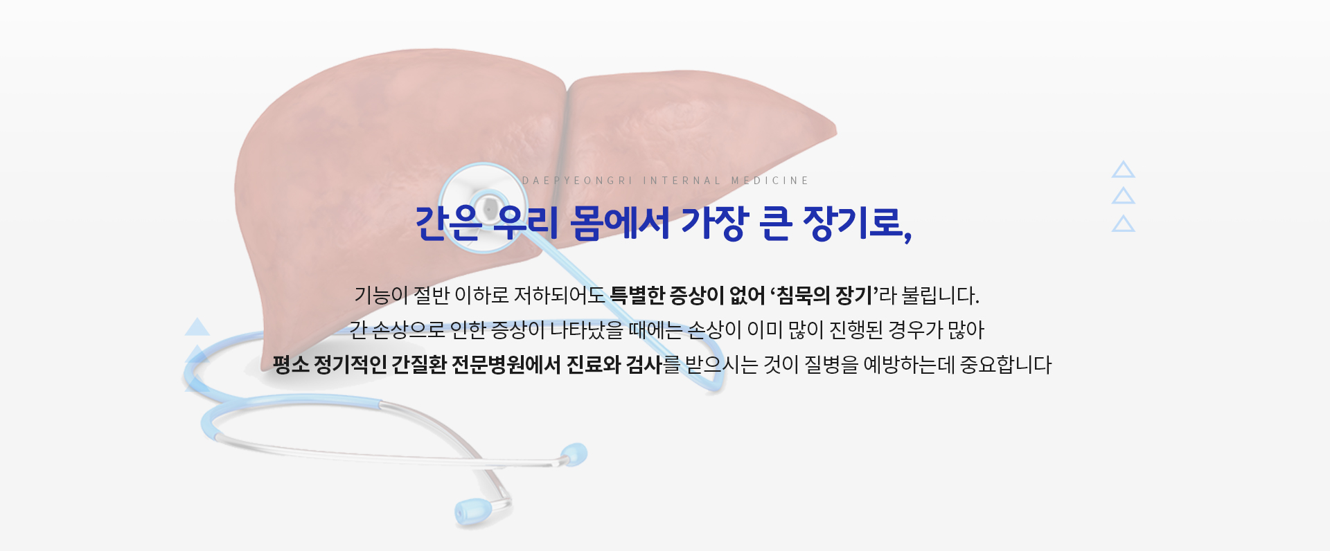 간염 클리닉 설명